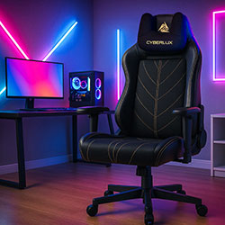 Фото Геймерське крісло Cyberlux Helios Black (GM-204 B)