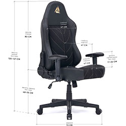 Фото Геймерське крісло Cyberlux Helios Black (GM-204 B)