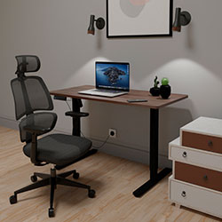 Фото Крісло Leo Air Plus Black (Y-546 KB)