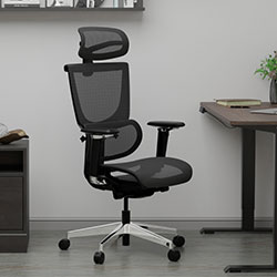 Фото Крісло S8 Air Black (HF-S8P M/B)