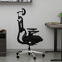 Фото Крісло S4 Air Fabric Black (HF-S4 F/B)