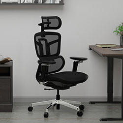 Фото Крісло S4 Air Fabric Black (HF-S4 F/B)