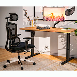 Фото Крісло S4 Air Fabric Black (HF-S4 F/B)