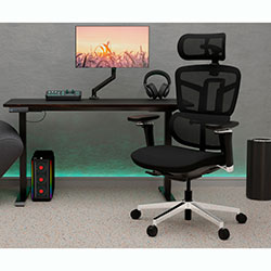 Фото Крісло S4 Air Fabric Black (HF-S4 F/B)