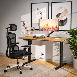 Фото Стіл PowerDesk Lite Mahogany (EVO-201 Lite Mahogany / B)