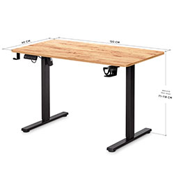 Фото Стіл PowerDesk Lite Mahogany (EVO-201 Lite Mahogany / B)
