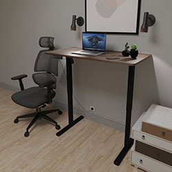 Фото Стіл PowerDesk Lite Walnut (EVO-201 Lite Walnut /B)