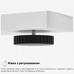 Фото Стіл PowerDesk Energy White (EVO-201 Energy W|/W)