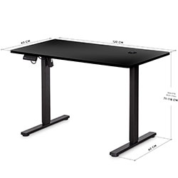 Фото Стіл PowerDesk Energy Black (EVO-201 Energy B/B)