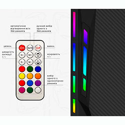Фото Стіл PowerDesk Carbon RGB (EVO-201 Carbon /B)