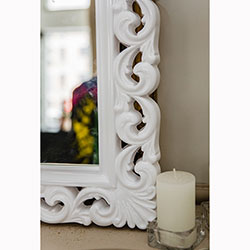 Фото Дзеркало Gretta / Грета Біле Elite Decor MR-70-WH