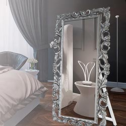Фото Дзеркало з підставкою Lara / Лара Срібло Elite Decor MR-89-SL