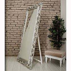 Фото Дзеркало з підставкою Lara / Лара Срібло Elite Decor MR-89-SL