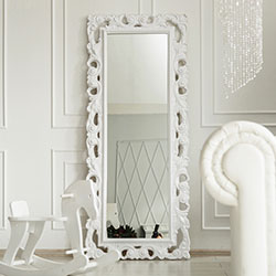 Фото Дзеркало Lara / Лара Біле Elite Decor MR-80-WH