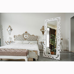 Фото Дзеркало Lara / Лара Біле Elite Decor MR-80-WH