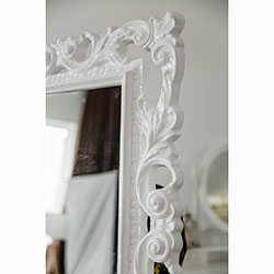Фото Дзеркало Lara / Лара Біле Elite Decor MR-80-WH