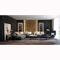 Фото Дзеркало Lara / Лара Золото Elite Decor MR-80-GL