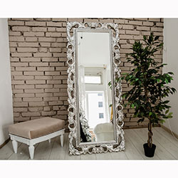 Фото Дзеркало Lara / Лара Срібло Elite Decor MR-80-SL