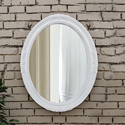 Фото Дзеркало Laura / Лаура Біле Elite Decor MR-85-WH