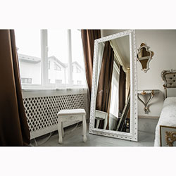 Фото Дзеркало Mirage / Міраж Біле Elite Decor MR-73-WH