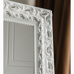 Фото Дзеркало Mirage / Міраж Біле Elite Decor MR-73-WH