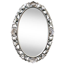 Фото Дзеркало Odagio / Одажіо Срібло Elite Decor MR-86-SL