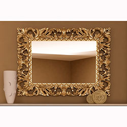 Фото Дзеркало Pionia / Піонія 1000х800 Золото Elite Decor MR-81-GL