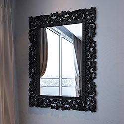 Фото Дзеркало Franco / Франко Чорне Elite Decor MR-76-BL