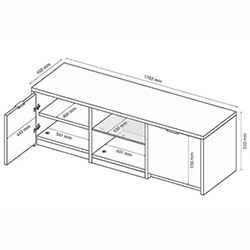Фото Тумба ТВ Asti / Асті AS-160-WB