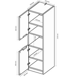 Фото Пенал 2ДВ Luna Junior / Луна Джуніор LN-102-LV