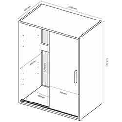 Фото Комод 2ДВ Case / Кейс Білий 3831117M