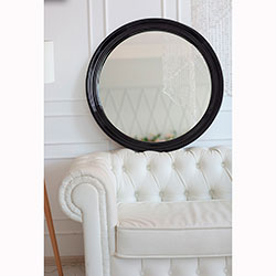 Фото Дзеркало Mirina / Міріна Чорне Elite Decor MR-91-BL