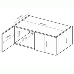 Фото Антресоль Dominika / Домініка 2дв DK-02-GT