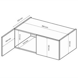 Фото Антресоль Doni / Доні 2дв DN-02-GT