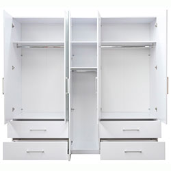 Фото Шафа 5дв 4шх Alba / Альба Глянець Білий AL-15-WB