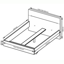 Фото Ліжко Family / Фемелі NEW 160х200 FM-37-WB