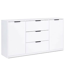 Комод 2дв 3шх 1,6м Roma Color / Рома Білий Глянець RС-166-WB