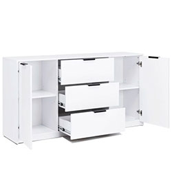 Фото Комод 2дв 3шх 1,6м Roma Color / Рома Білий Глянець RС-166-WB