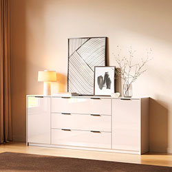 Фото Комод 2дв 3шх 1,6м Roma Color / Рома Кашемір Глянець RС-166-GC