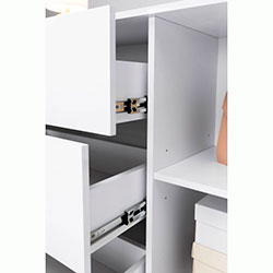 Фото Комод 2дв 3шх 2,0м Roma Color / Рома Білий Глянець RC-162-WB