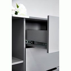 Фото Комод 2дв 3шх 2,0м Roma Color / Рома Сіра Лава Глянець RC-162-GL