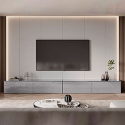 Фото Тумба під ТВ Leg’s Box TV 1,75 Сіра Лава Глянець LB-17-GL