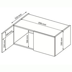 Фото Антресоль 2дв Megy / Мегі MG-02-GG
