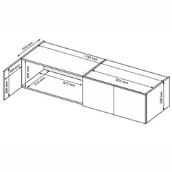 Фото Антресоль Lori / Лорі 4дв ДЗ LR-05-GC