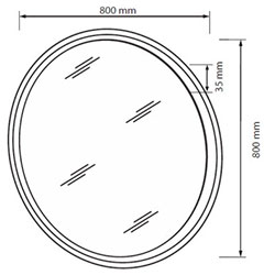 Фото Дзеркало Lori / Лорі LR-82-GC