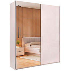 Фото Шафа-купе Lori / Лорі 2,0х2,4м Глянець Кашемір Дзеркало LR-86-GC