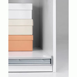 Фото Шафа-купе 1500 Mila / Міла Глянець Білий + Дзеркало