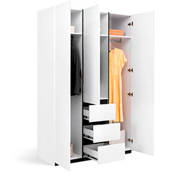 Фото Шафа 3дв 3шх без дзеркал Duo / Дуо DU-13-WM