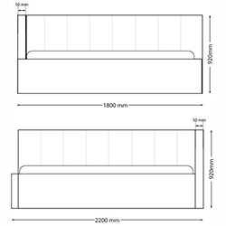 Фото М’яке ліжко 160х200 Shine / Шайн Підйомне SF-45-SH