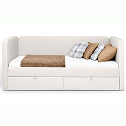 Фото М’яке ліжко 90х200 з шухлядами Happy / Хепі SF-32-HP